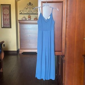 Sienna Sky Washed Blue Colored Long Romper Sz S